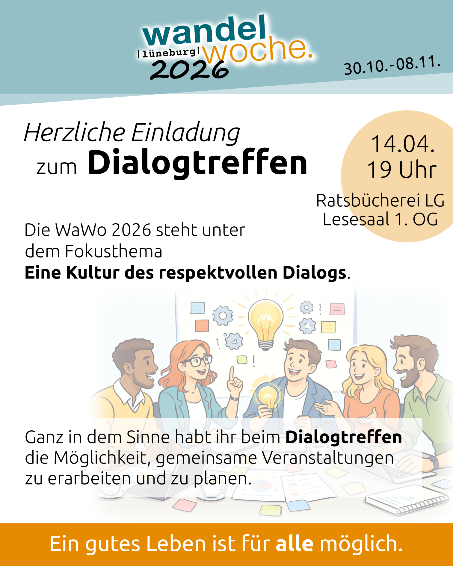 Herzliche Einladung zum Dialogtreffen